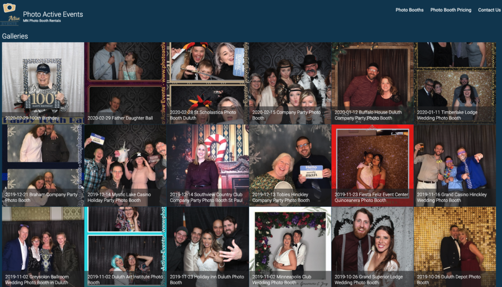Online Photo Booth Gallery