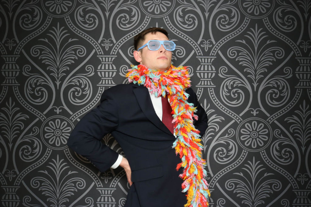 Black &Amp; Gray Damask Backdrop For Photo Booth